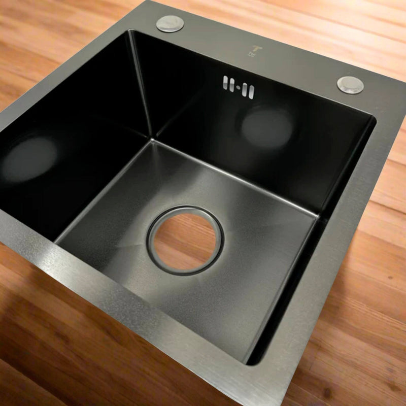 BLACK STAINLESS STEEL NANOTECH SINK - Lonavity