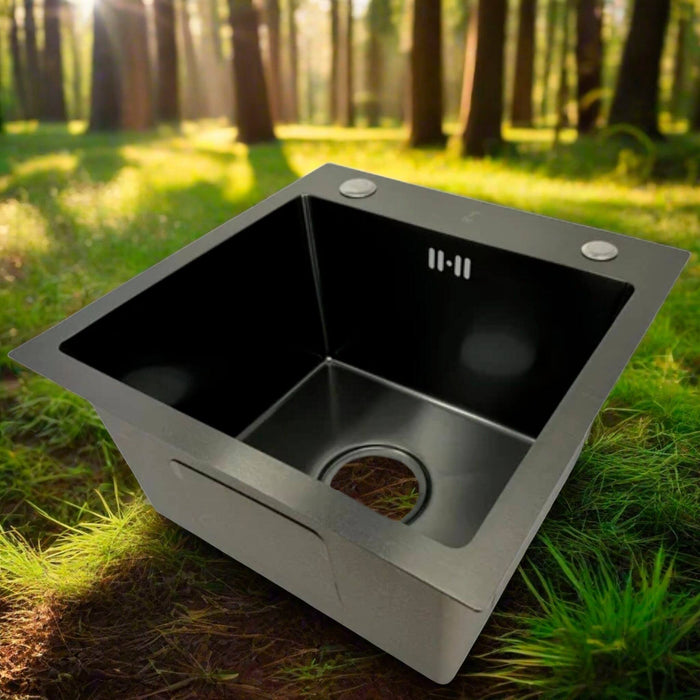 BLACK STAINLESS STEEL NANOTECH SINK - Lonavity